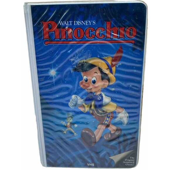 Walt Disney’s Pinocchio VHS Video Padded Clamshell Case 239 V The Classics - Picture 1 of 10